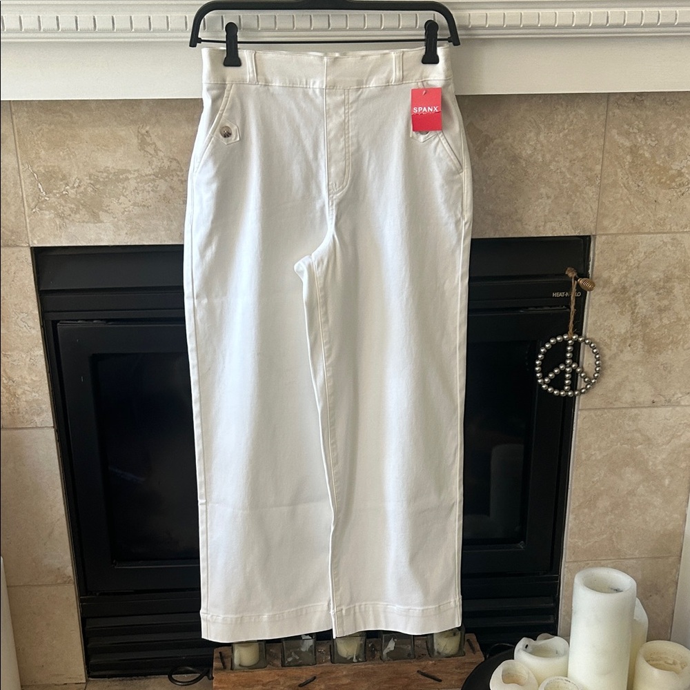 SPANX Crisp White Trousers